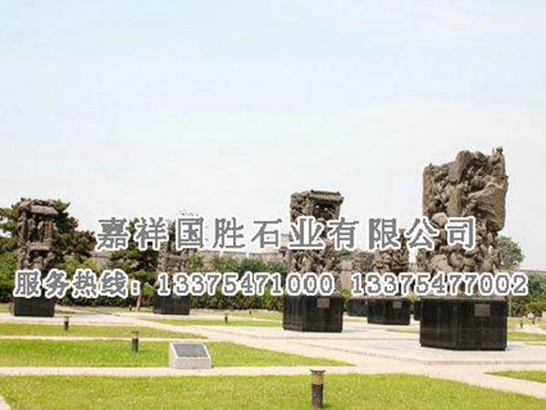 抗日战争景观立体群雕塑